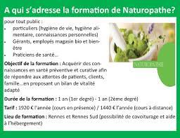 formation naturopathe