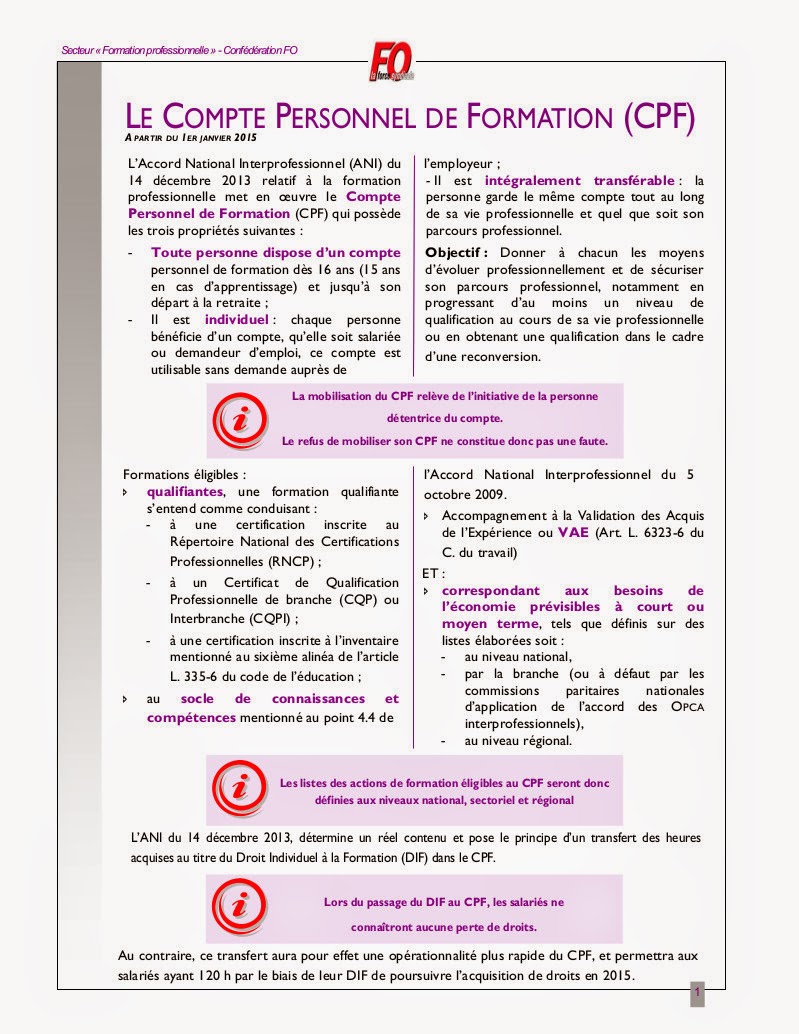 formation continue dif