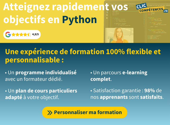 formation continue python